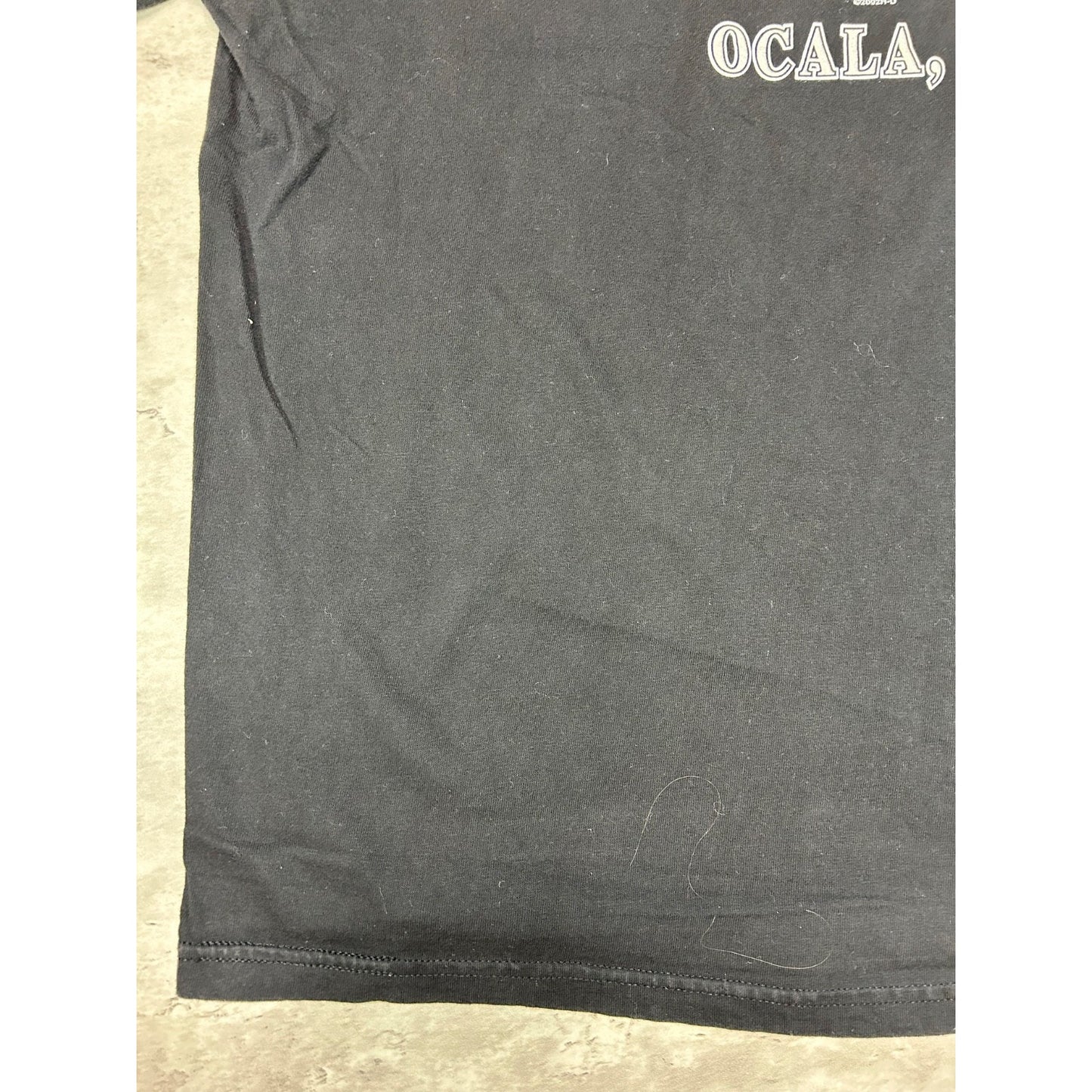 Vintage Harley Davidson Wolf Graphic Flame Long Sleeve T-Shirt Size XL