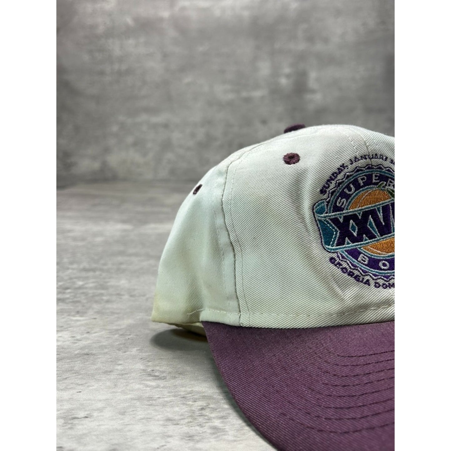 VTG 1994 NFL Super Bowl XXVIII Bills Vs Cowboys Embroidered Snapback Hat OSFA
