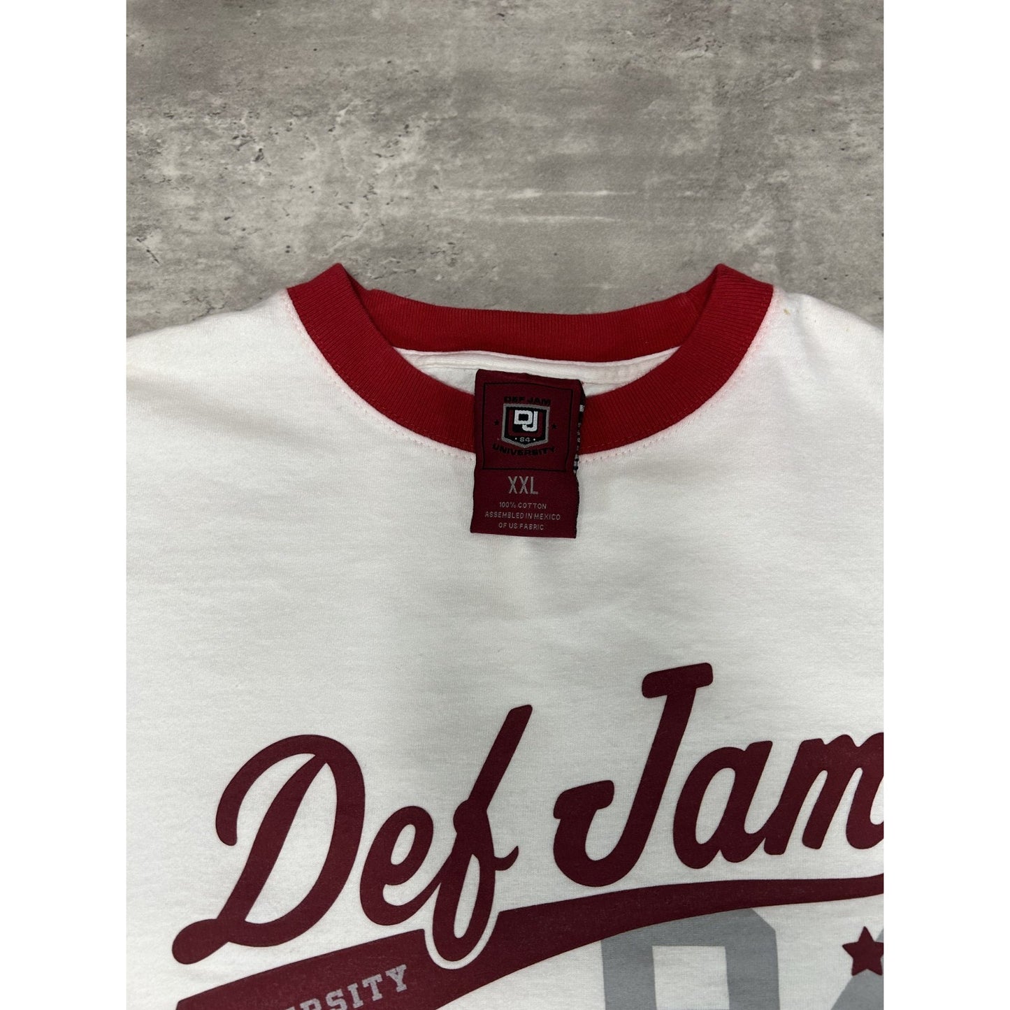 Vintage 2000s Def Jam Graphic Spellout Long Sleeve T-Shirt Size 2XL