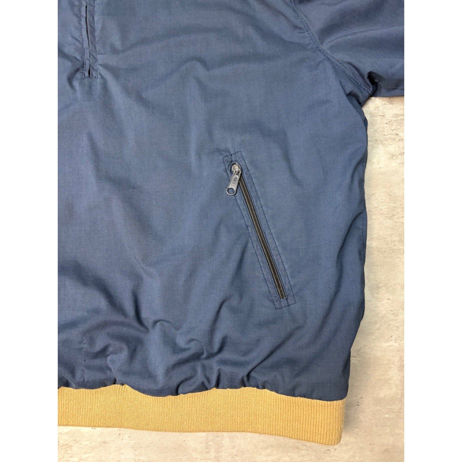 Vintage Izod Lacoste 1/4 Zip Pullover Bomber Jacket Size Large