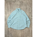 Polo Ralph Lauren Plaid Print Long Sleeve Button Up Shirt Size Large Blue/White