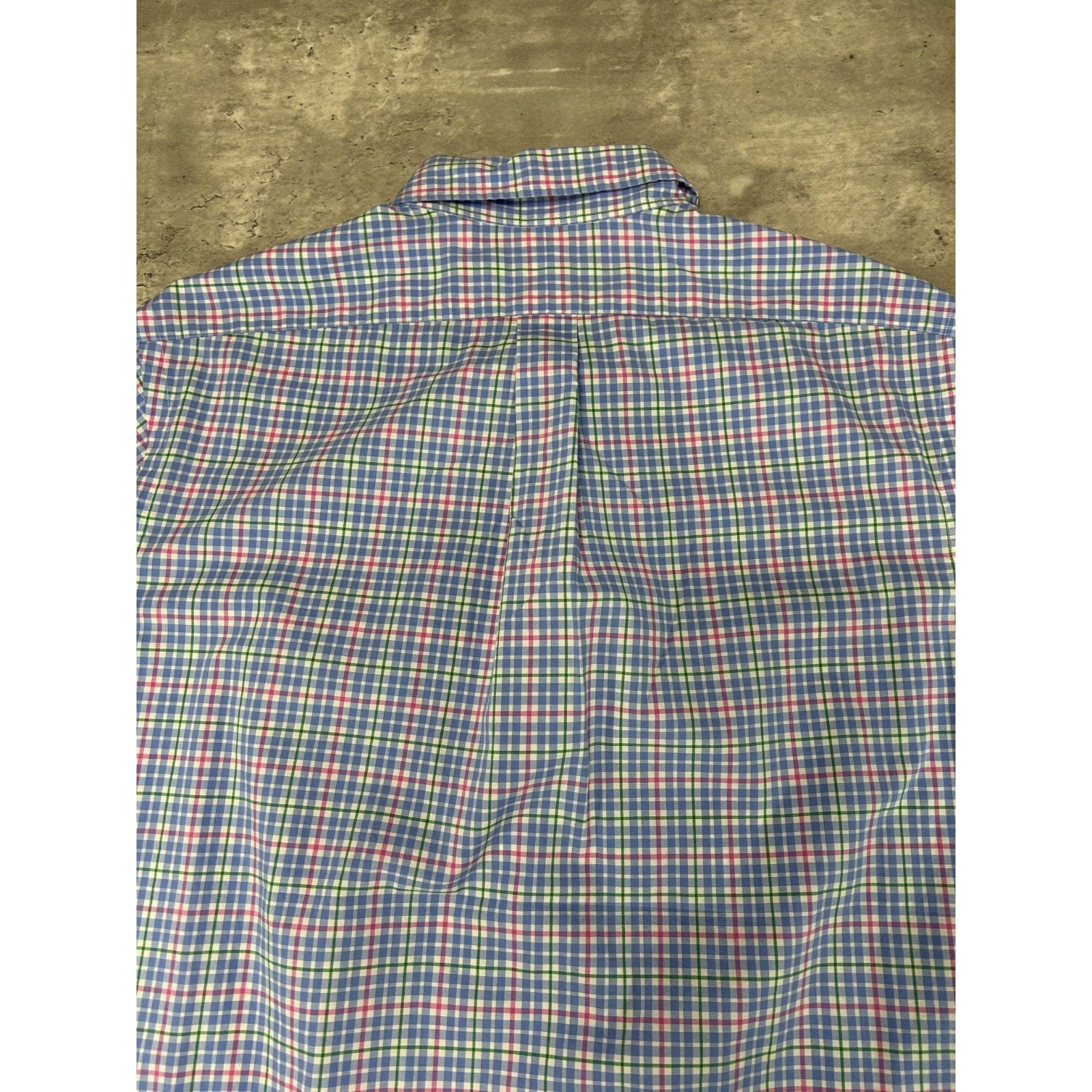 Vintage Polo Ralph Lauren Reworked Cropped Long Sleeve Button Up Shirt Sz Large
