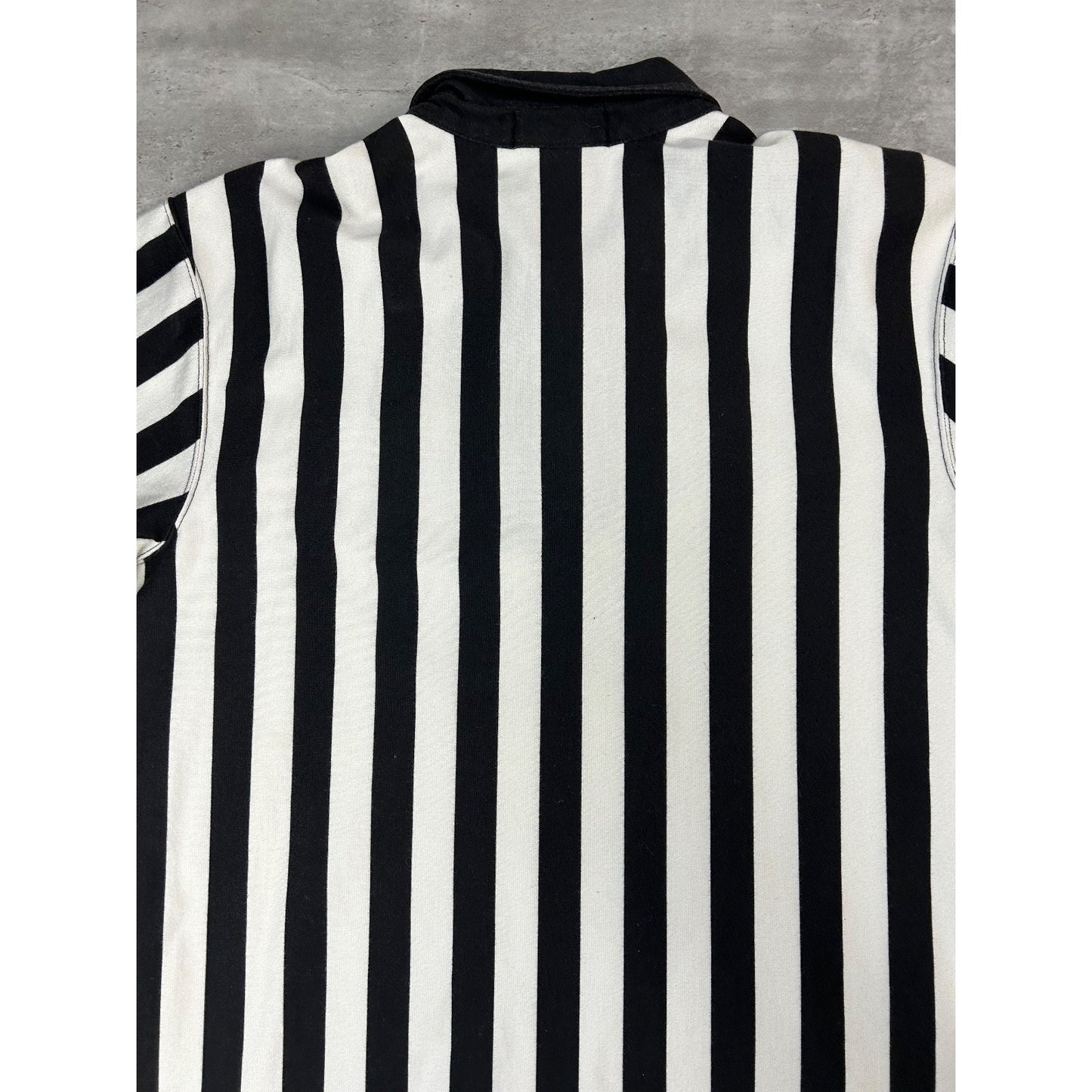 Vintage 90s Polo Sport Embroidered Crest Striped 1/4 Zip Button Up Shirt Sz 2XL