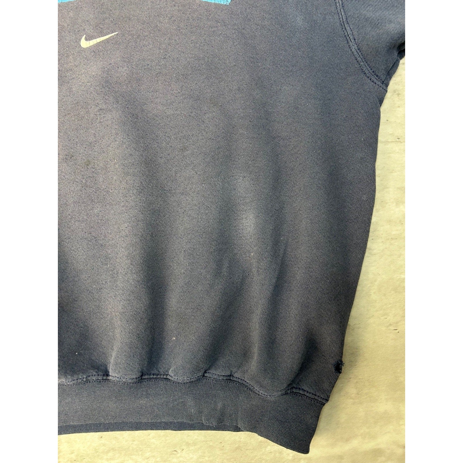 Vintage 90s Nike Graphic Swoosh Spellout Crewneck Sweatshirt Size Medium