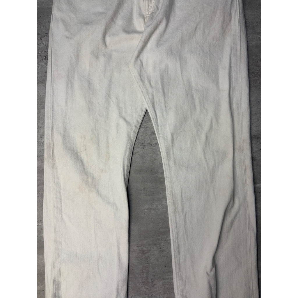 Vintage Polo Ralph Lauren White Denim Pants Size 38