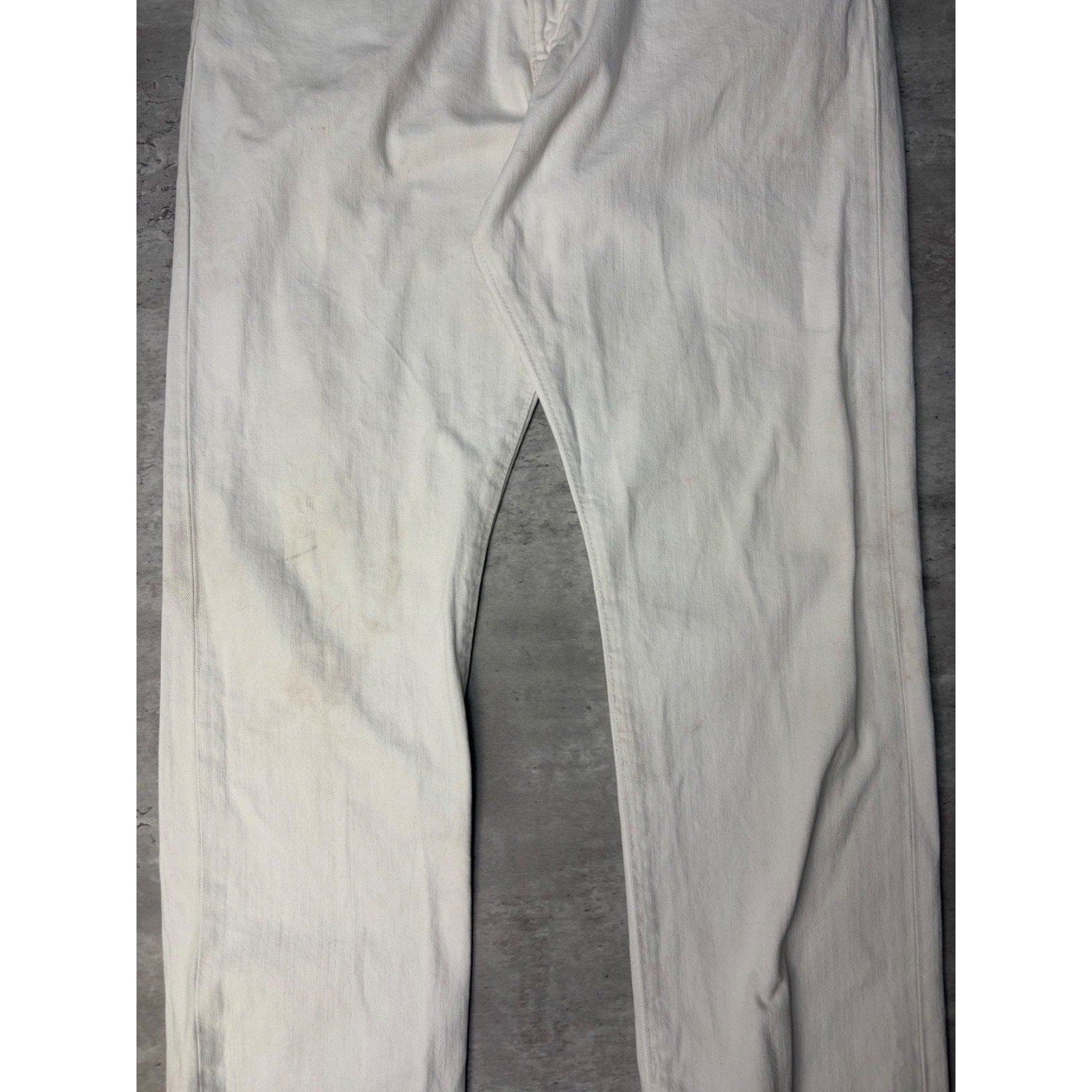 Vintage Polo Ralph Lauren White Denim Pants Size 38