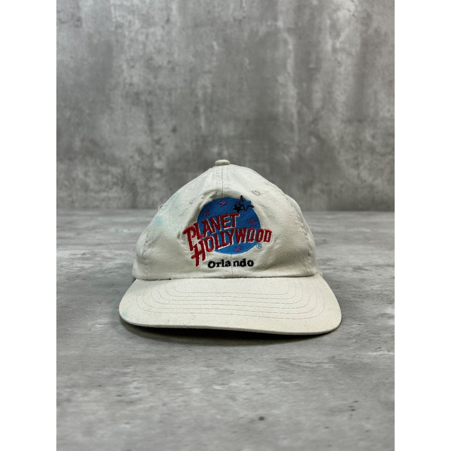 Vintage 1995 Planet Hollywood Orlando Embroidered Destination Snapback Hat OSFA