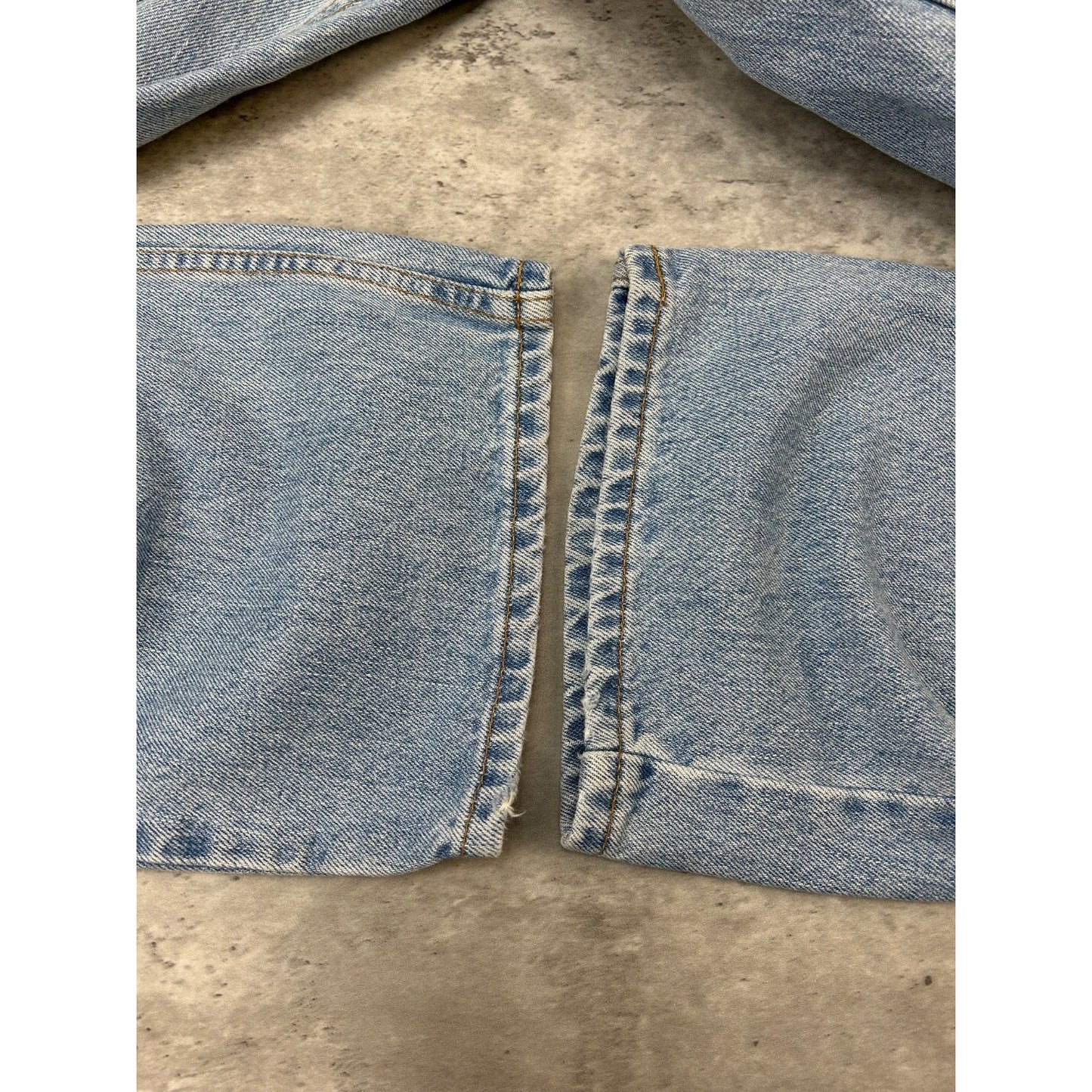 Vintage 90s Levis Red Tab Light Wash Denim Baggy Fit Pants Size 39