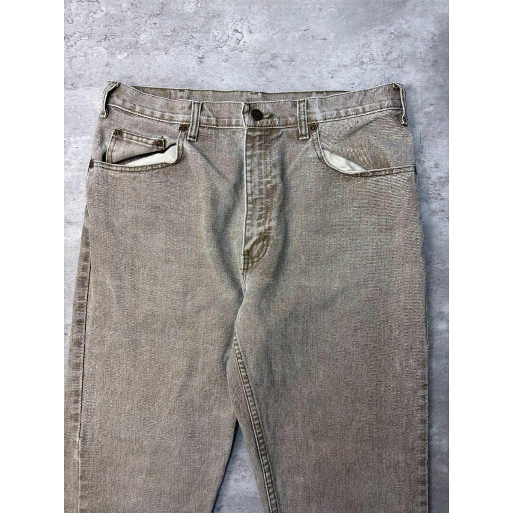 Vintage 90s Gap Gray Wash Denim Pants Size 33