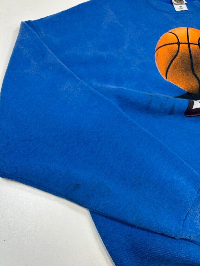 Vintage 90s Kentucky WildCats Basketball NCAA Graphic Sweatshirt Size 3XL