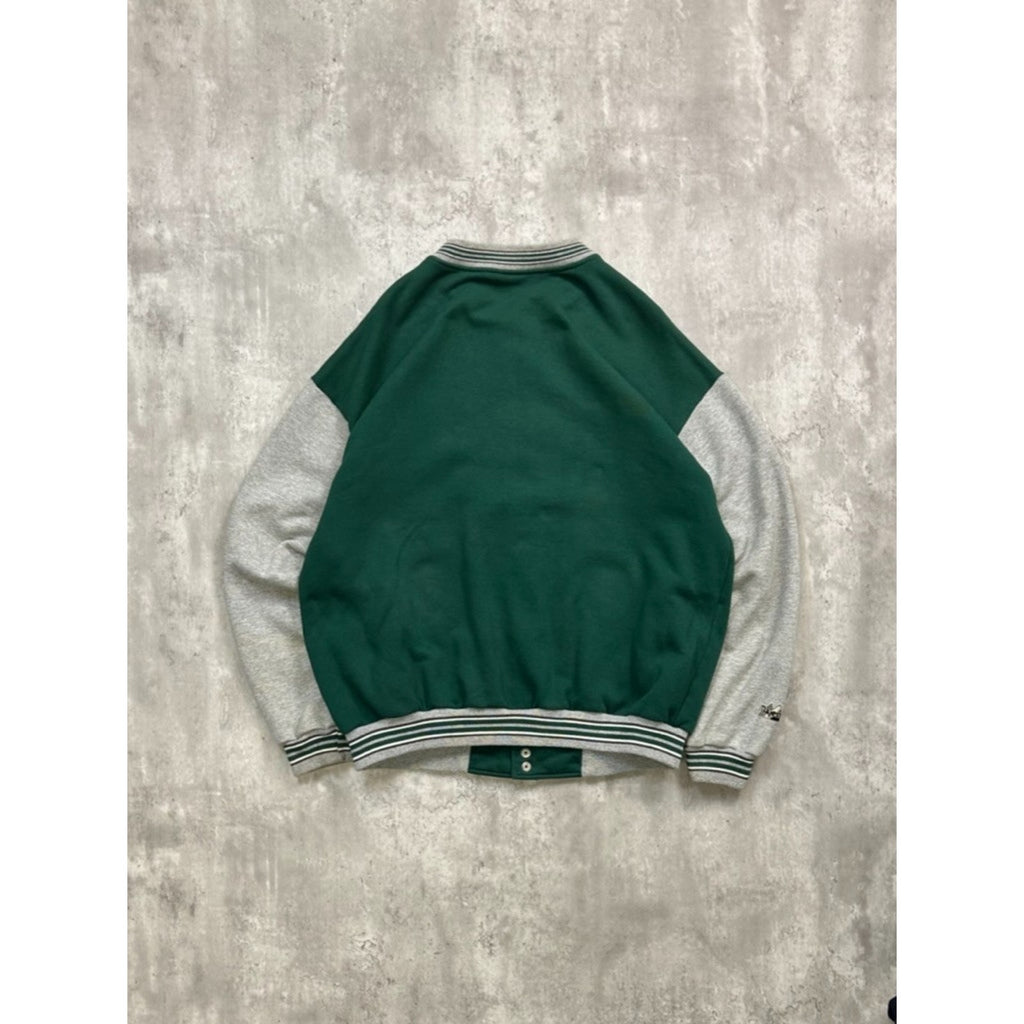 Vintage 90s Green Bay Packers NFL Embroidered Logo Bomber Jacket Size 2XL