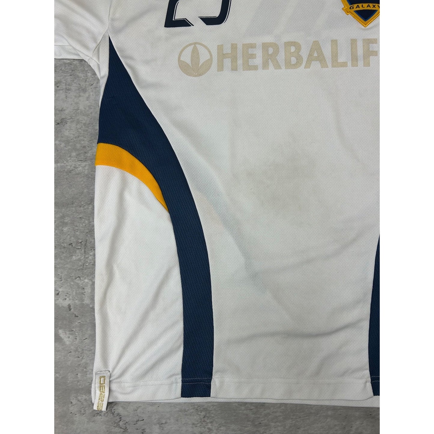 Vintage David Beckham #23 LA Galaxy MLS Retro Adidas Soccer Jersey Size Large