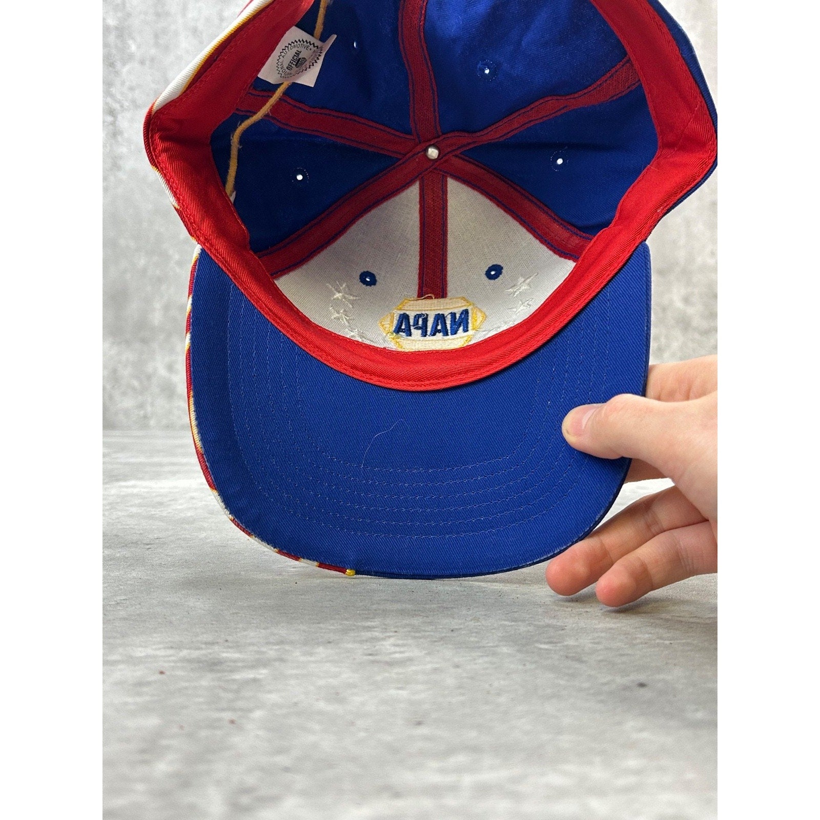 Vintage Napa Racing Embroidered Logo Nascar Strapback Hat OSFA