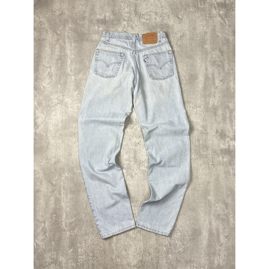 Vintage 90s Levis 550 Red Tab Light Wash Denim Pants Size 30 Blue
