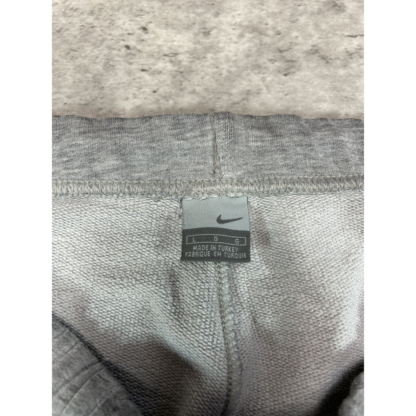 Vintage 2000s Nike Embroidered Swoosh Sweat Pants Size Large Gray