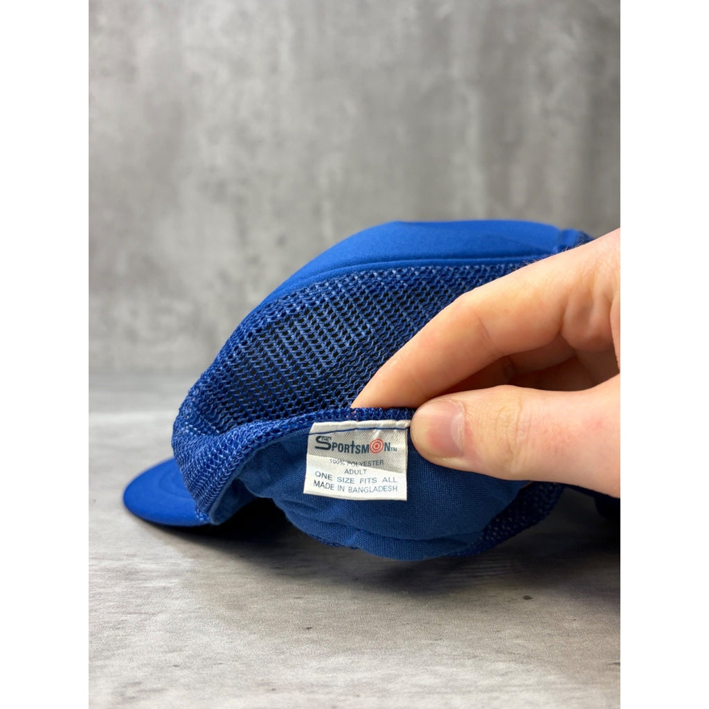 Vintage Mac Tools Motorsports Graphic Spellout Trucker Snapback Hat OSFA