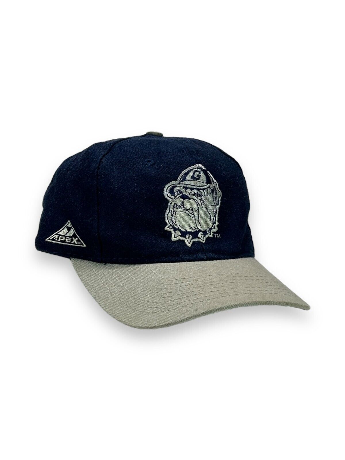 Vintage 90s Georgetown Hoyas NCAA Collegiate Embroidered Logo Snapback Hat OSFA