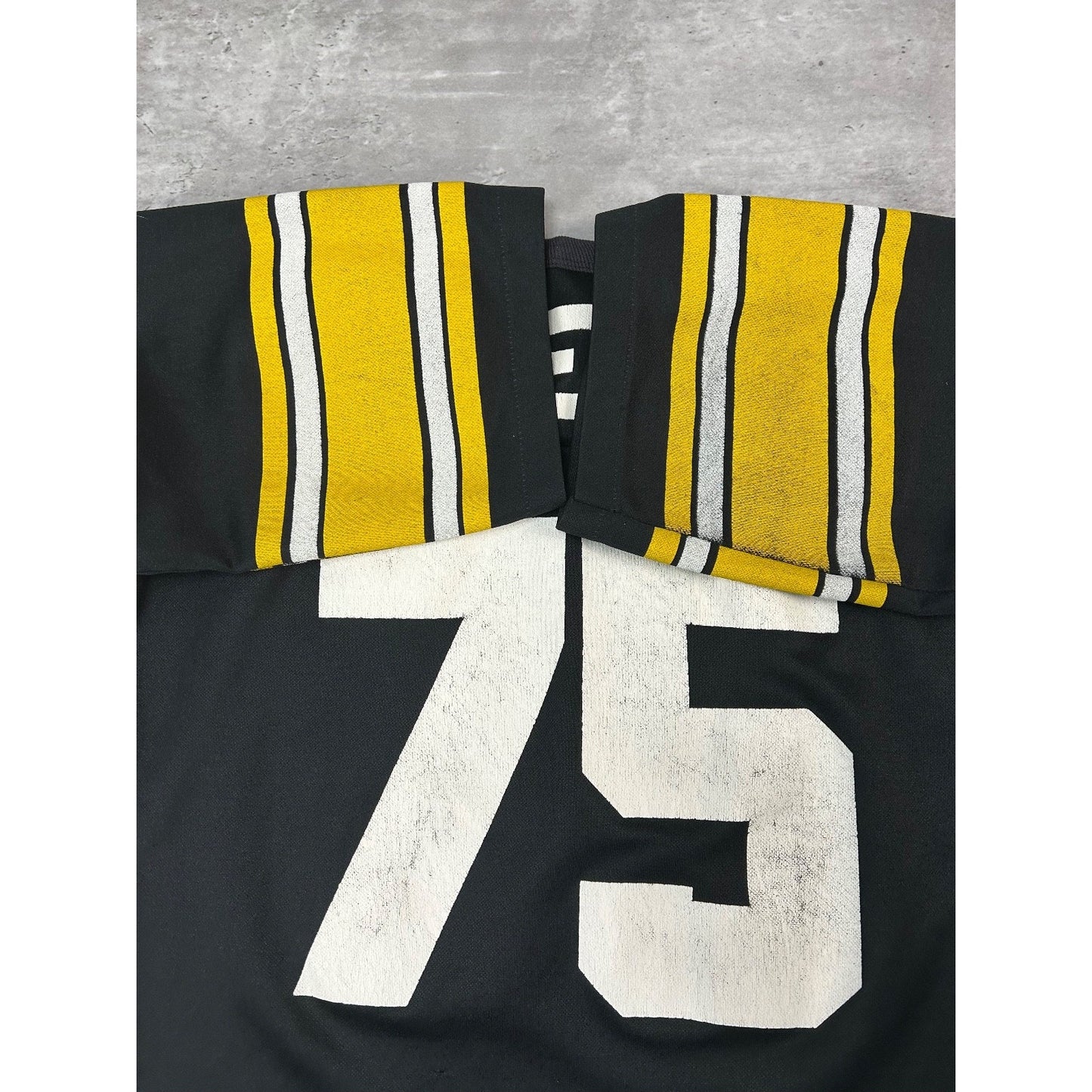 Vintage 70s Mean Joe Greene #75 Pittsburgh Steelers NFL Football Jersey Medium
