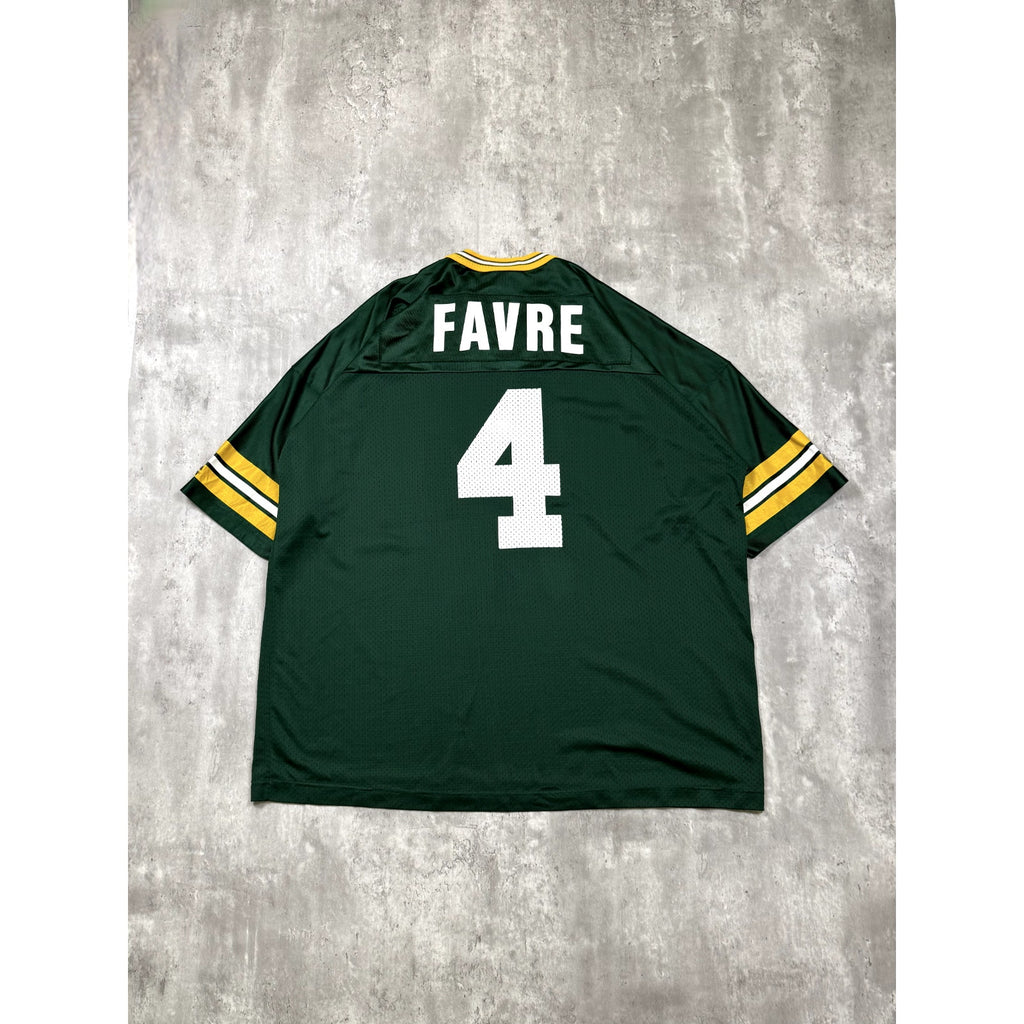 Vintage Brett Favre #4 Green Bay Packers NFL Football Jersey Size XL