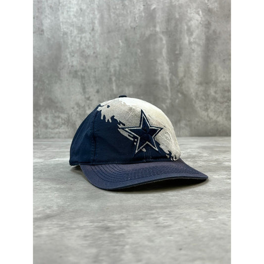 Vintage Dallas Cowboys NFL Embroidered Logo 7 Splash Football Snapback Hat OSFA