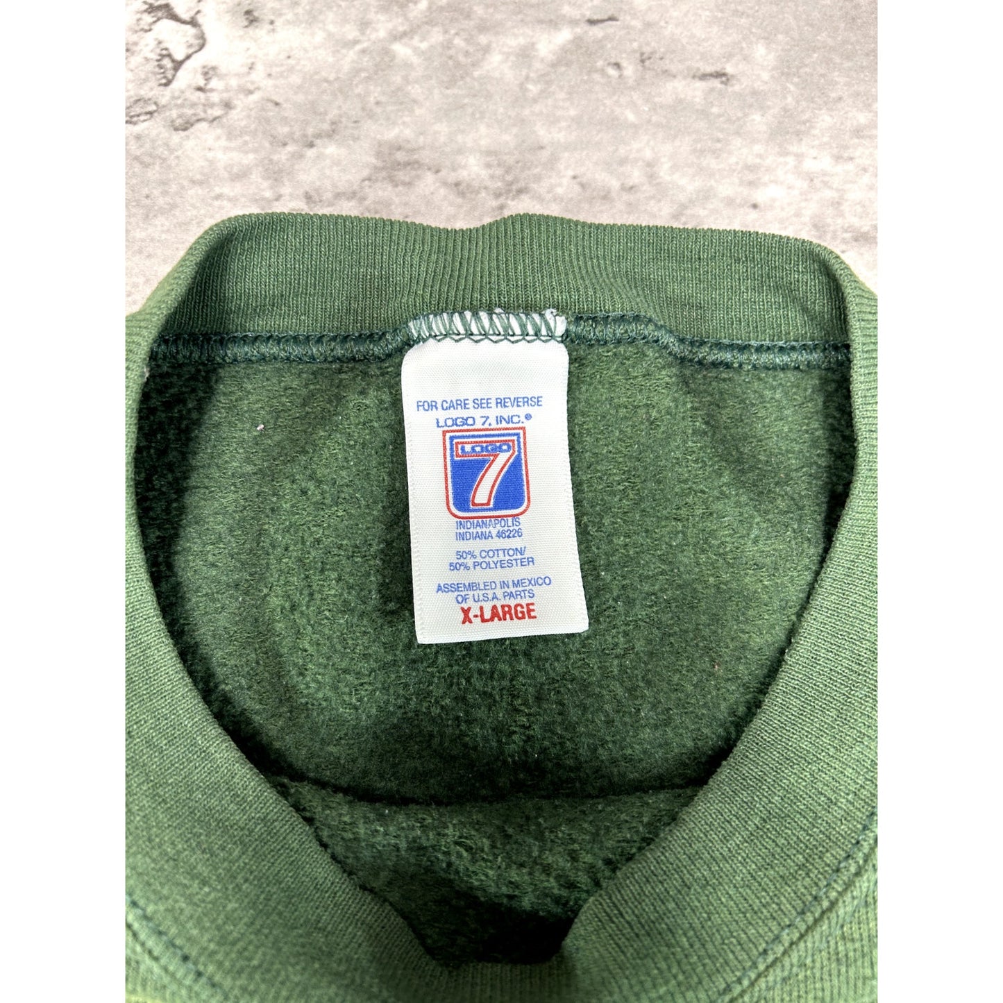 Vintage 90s Green Bay Packers NFL Graphic Spellout Logo Sweatshirt Size XL Green