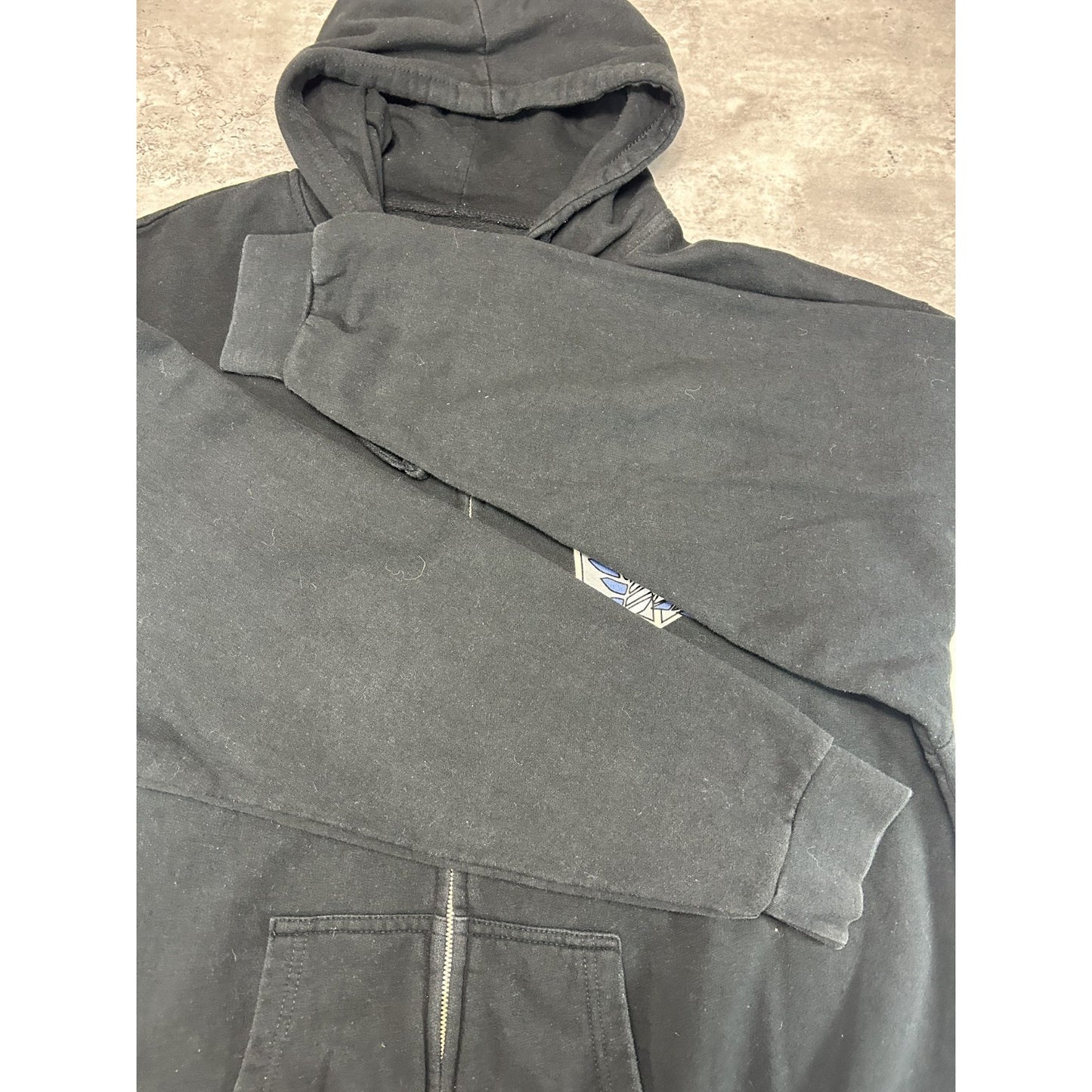 Attack On Titan Survey Corps Anime Promo Full Zip Hooded Sweatshirt Size XL