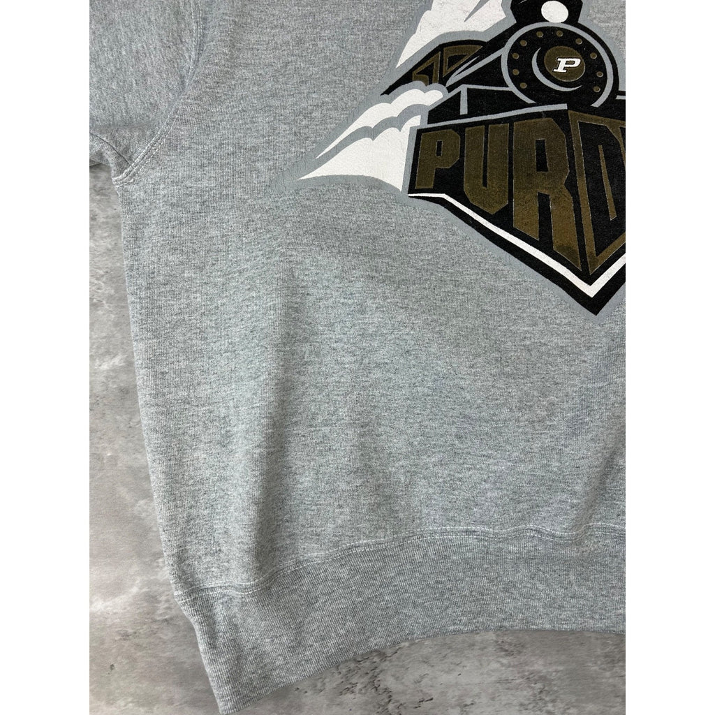 Vintage 90s Purdue Boilermakers NCAA Collegiate Graphic Sweatshirt Size Large