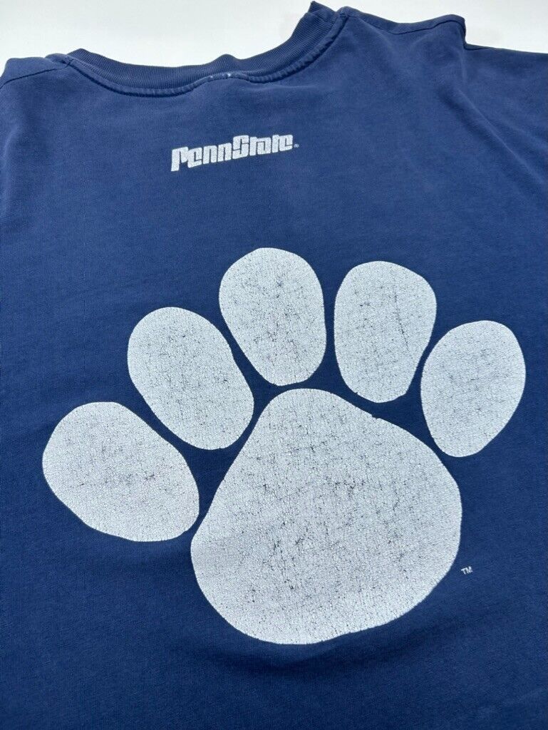 Vintage 90s Penn State Nittany Lions NCAA Graphic Long Sleeve T-Shirt Size XL