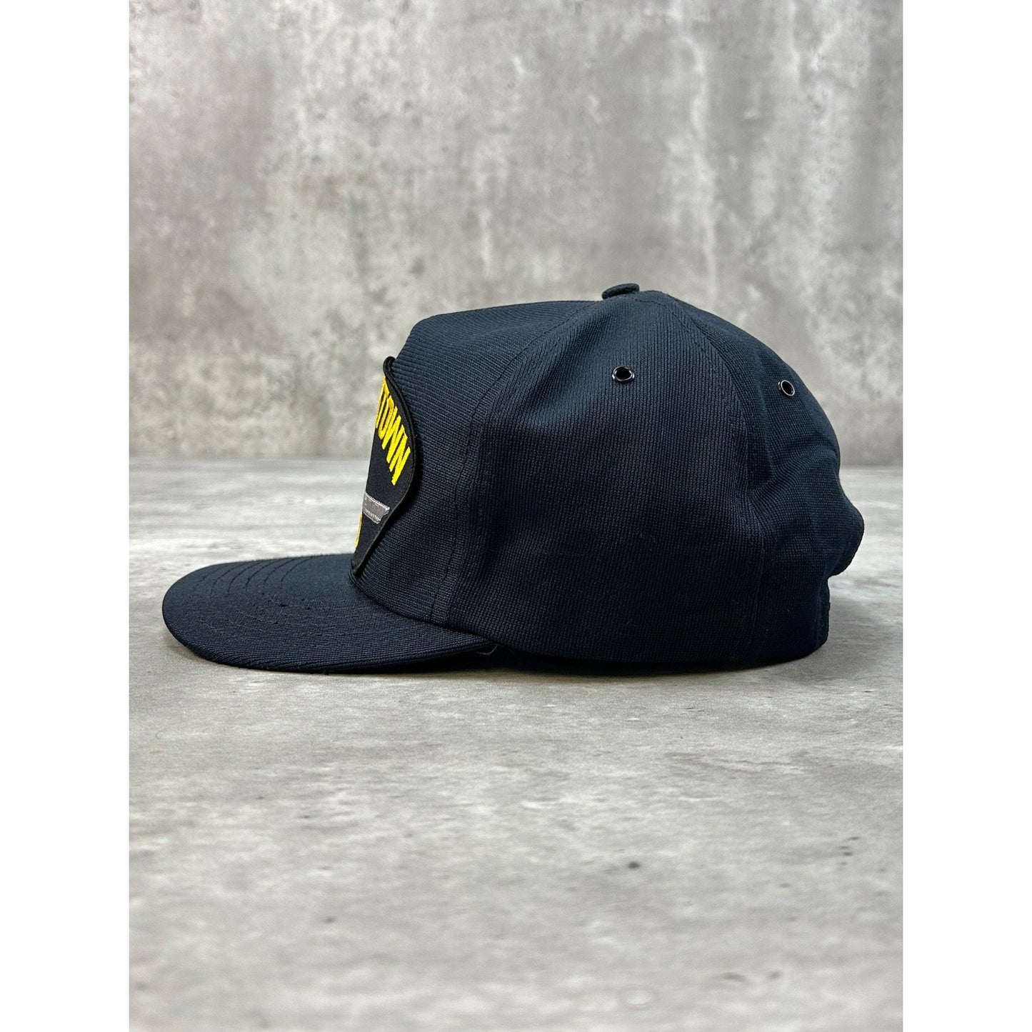 Vintage 80s/90s USS Yorktown CV-10 US NAVy Military Snapback Hat OSFA