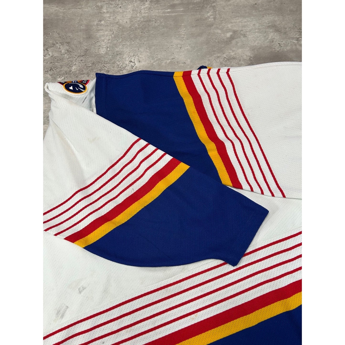 Vintage 90s St Louis Blues NHL Stitched CCM Hockey Jersey Size Large