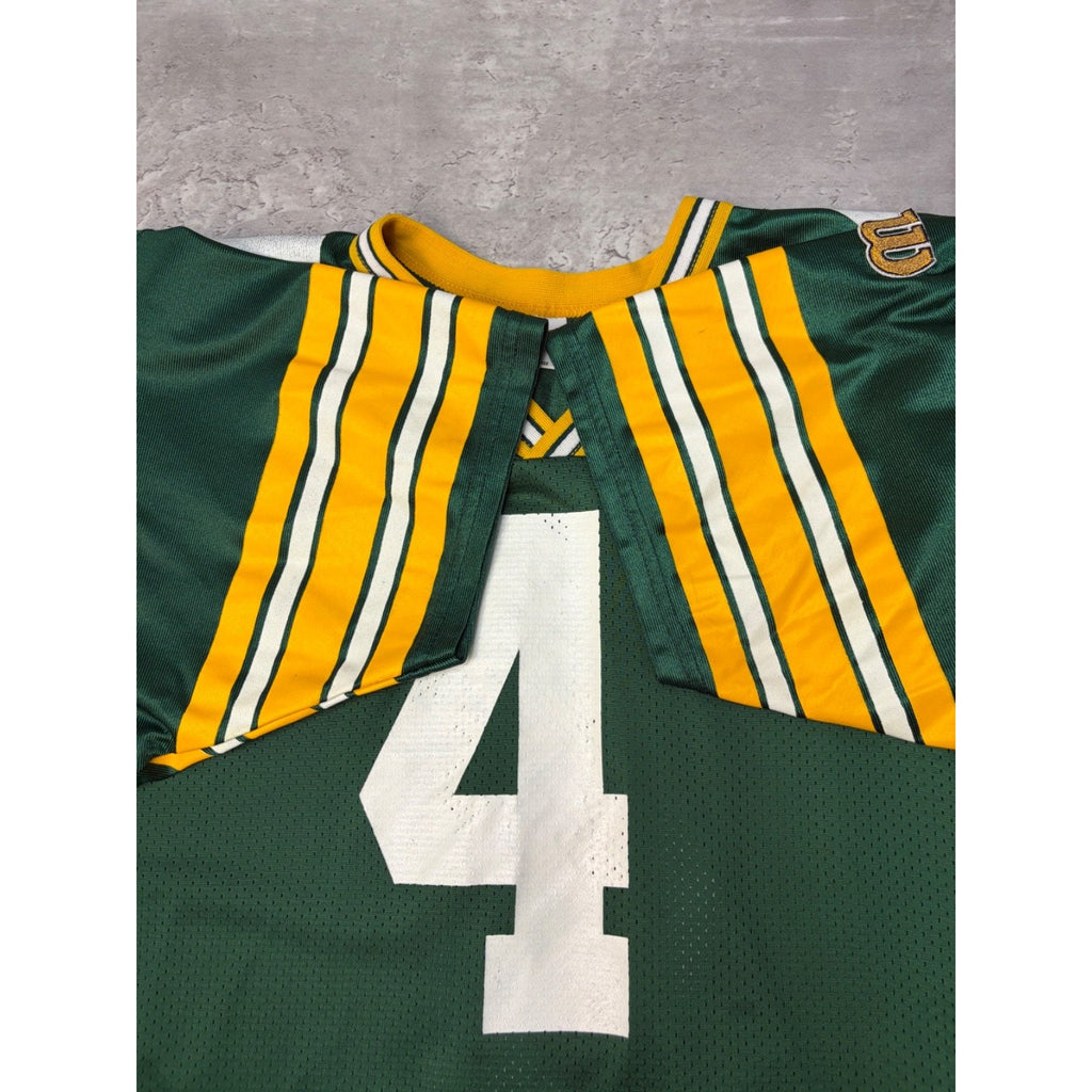 Vintage Brett Favre #4 Green Bay Packers NFL Football Jersey Size Large YOUTH