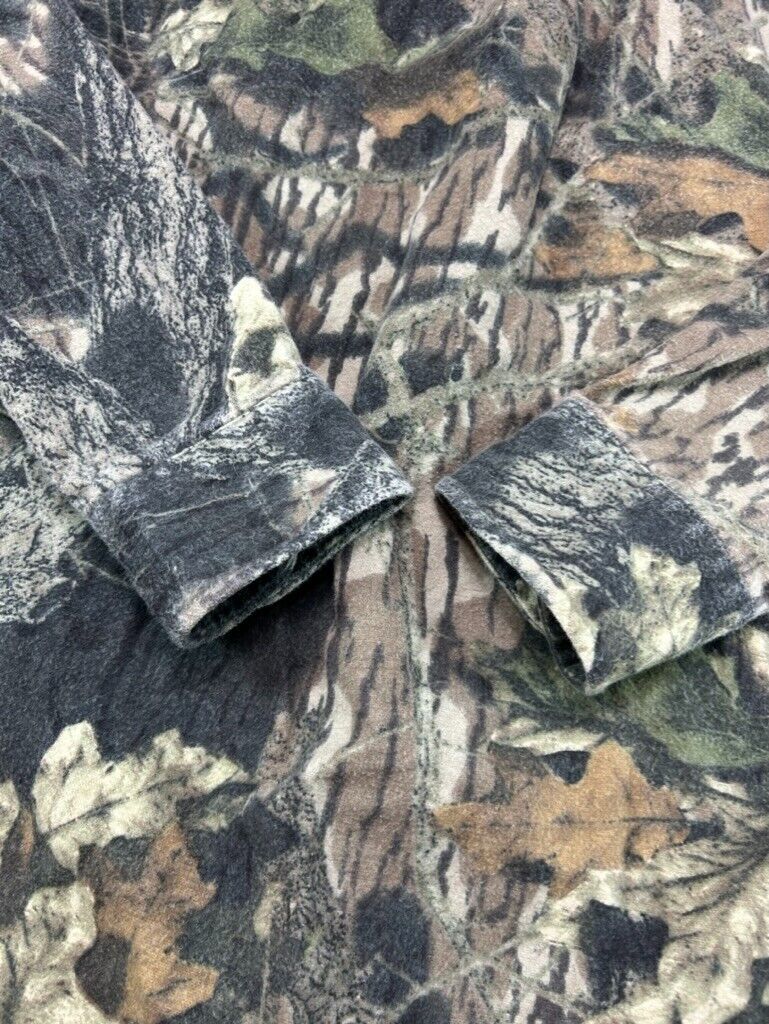 VTG 90s Mossy Oak Breakup Tree Camo Long Sleeve Hunting Button Up Shirt Medium