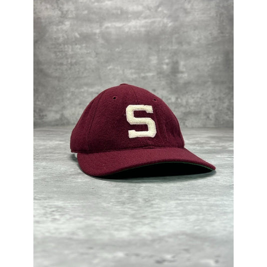 Vintage 80s/90s Stanford University NCAA Embroidered S Snapback Hat OSFA