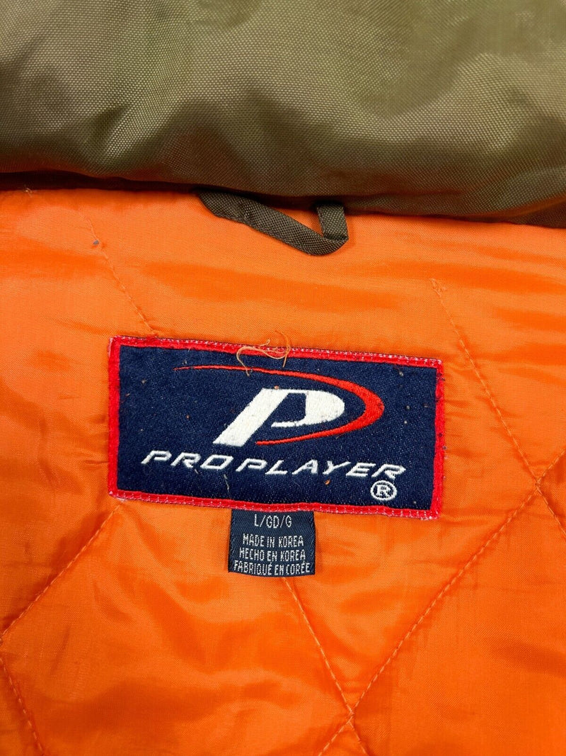 Vintage 90s Cleveland Browns Insulated NFL Pro Player Jacket Size Large