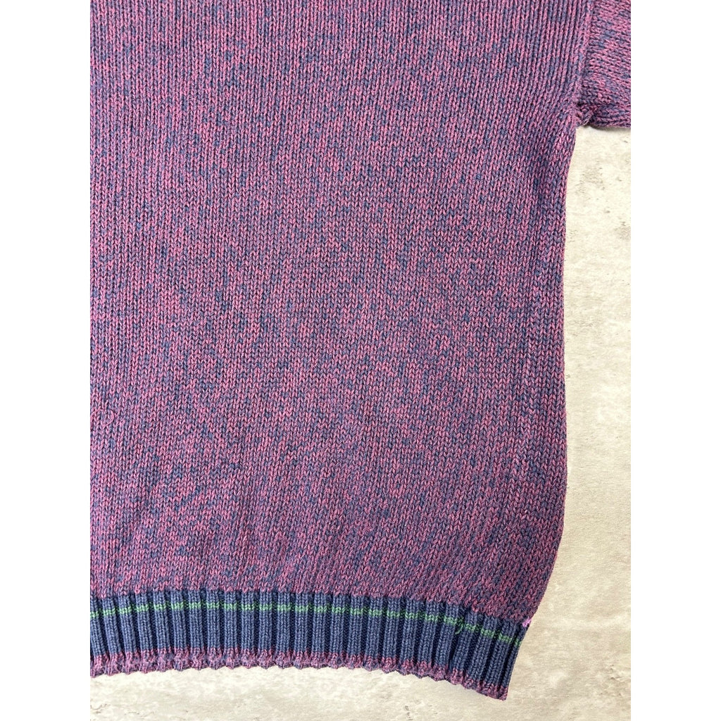 Vintage 90s Bugle Boys Argyle Print Pullover Knit Sweater Size XL