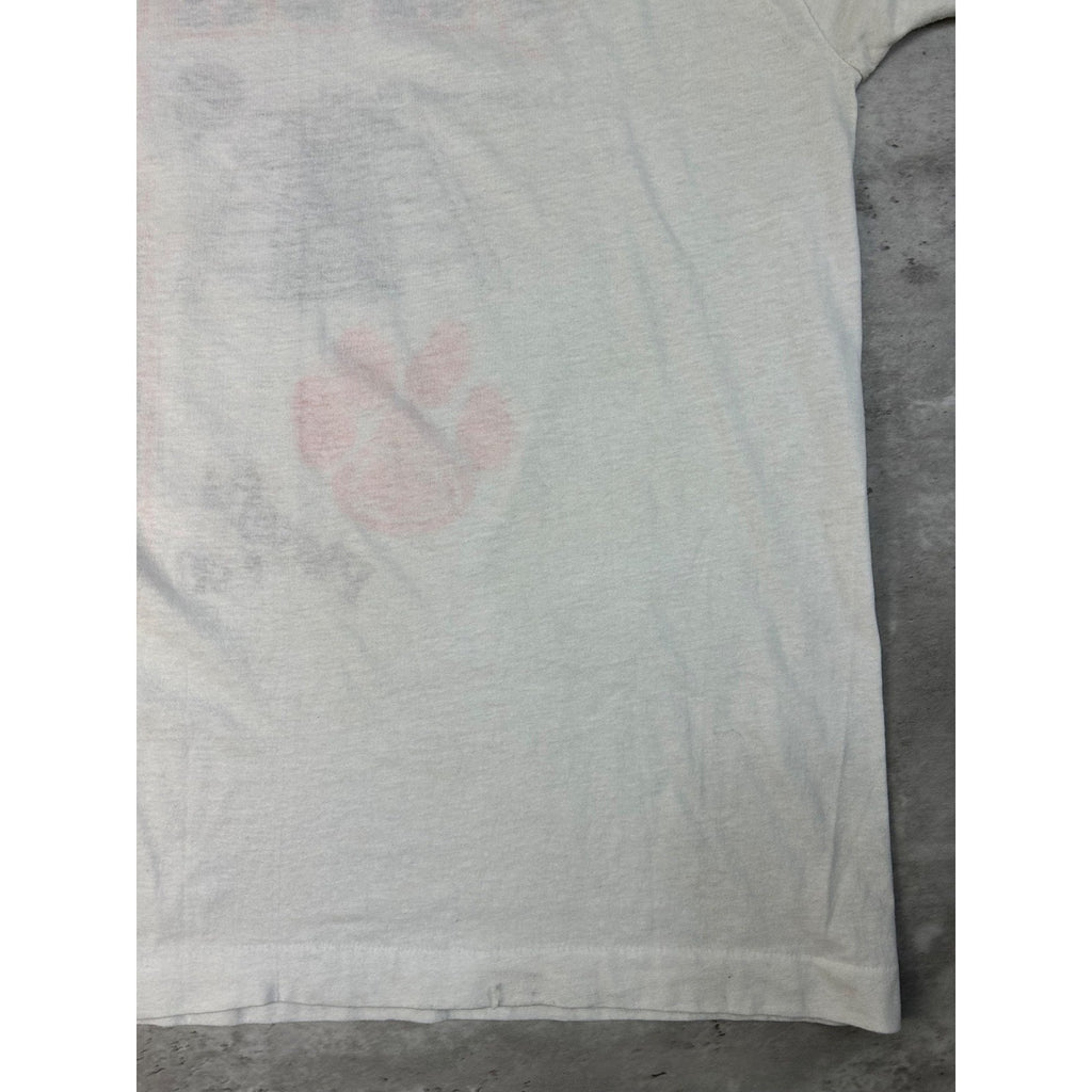 Vintage 1990 IHSA Football Playoffs Collegiate Spellout Graphic T-Shirt Size 2XL