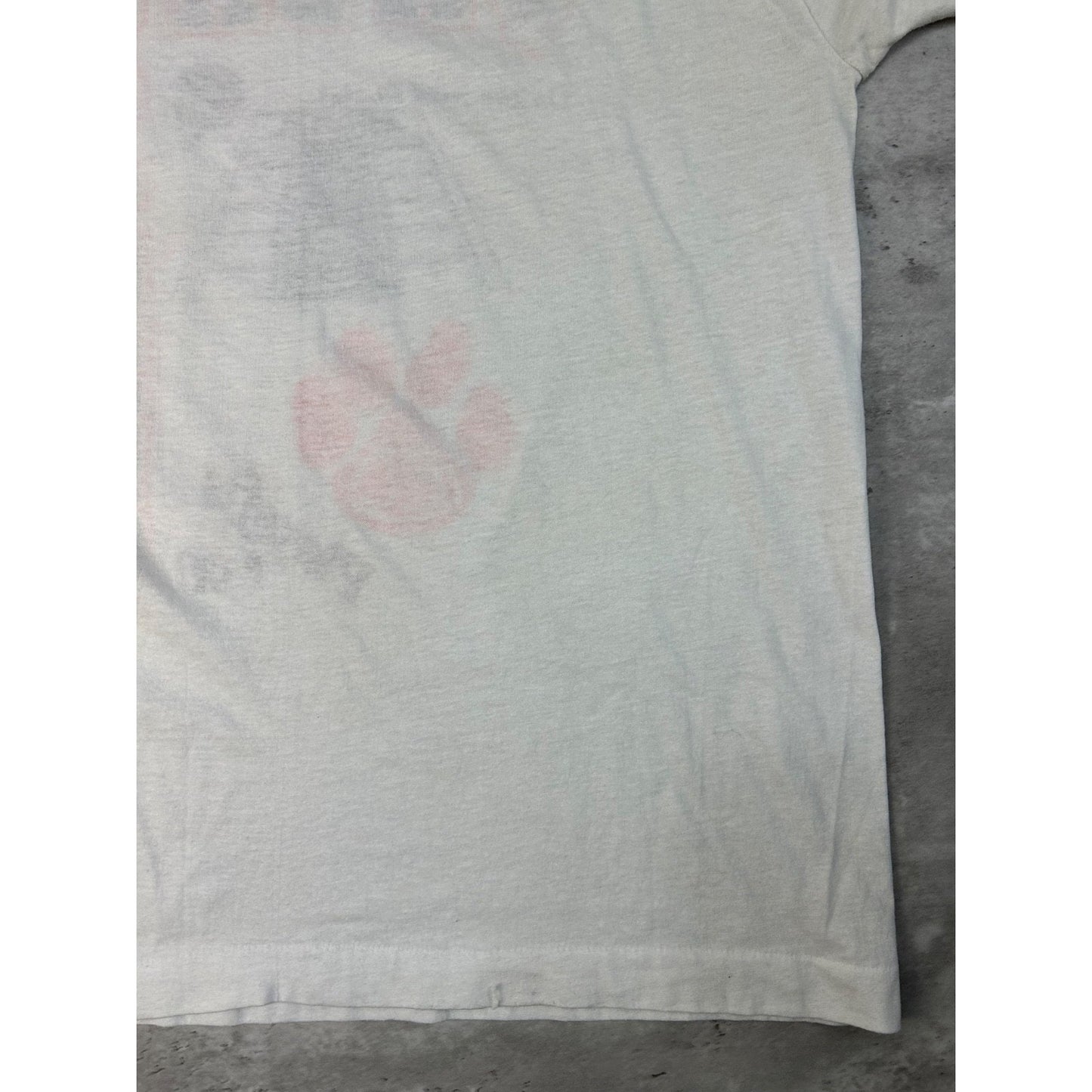 Vintage 1990 IHSA Football Playoffs Collegiate Spellout Graphic T-Shirt Size 2XL