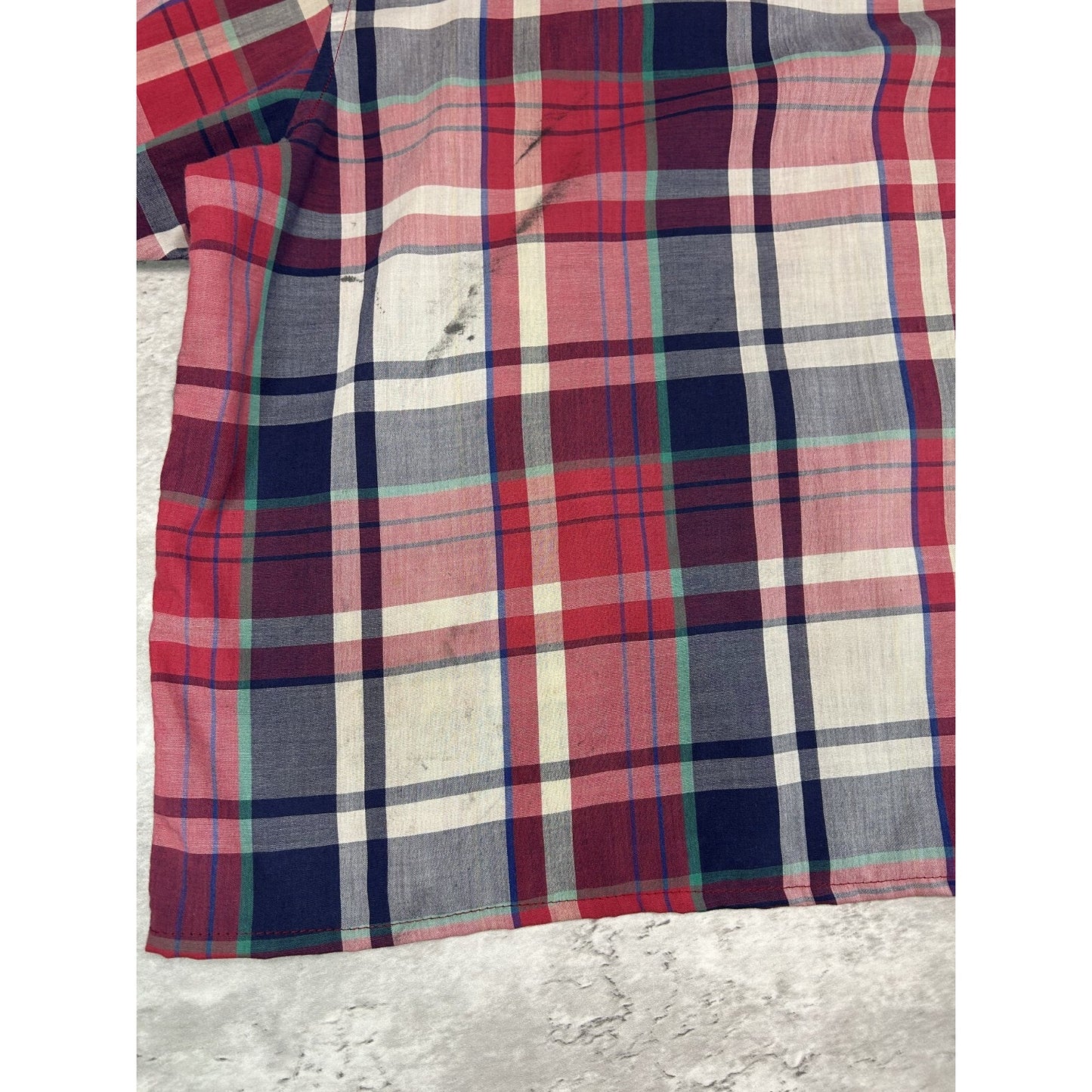 Vintage 90s Wrangler Pearl Snap Plaid Reworked Cropped Button Up Shirt Sz 2XL