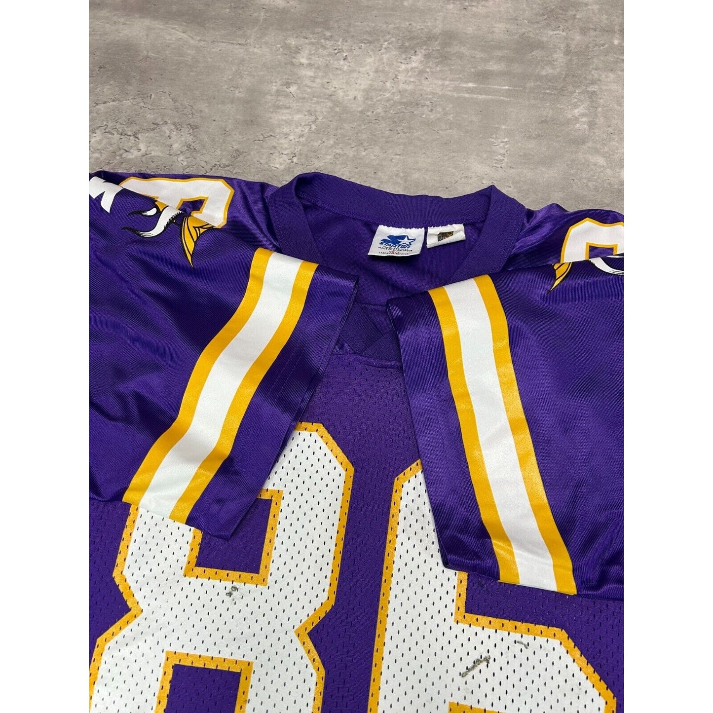 Vintage 1998 Jake Reed #86 Minnesota Vikings NFL Starter Jersey Size 48 Large