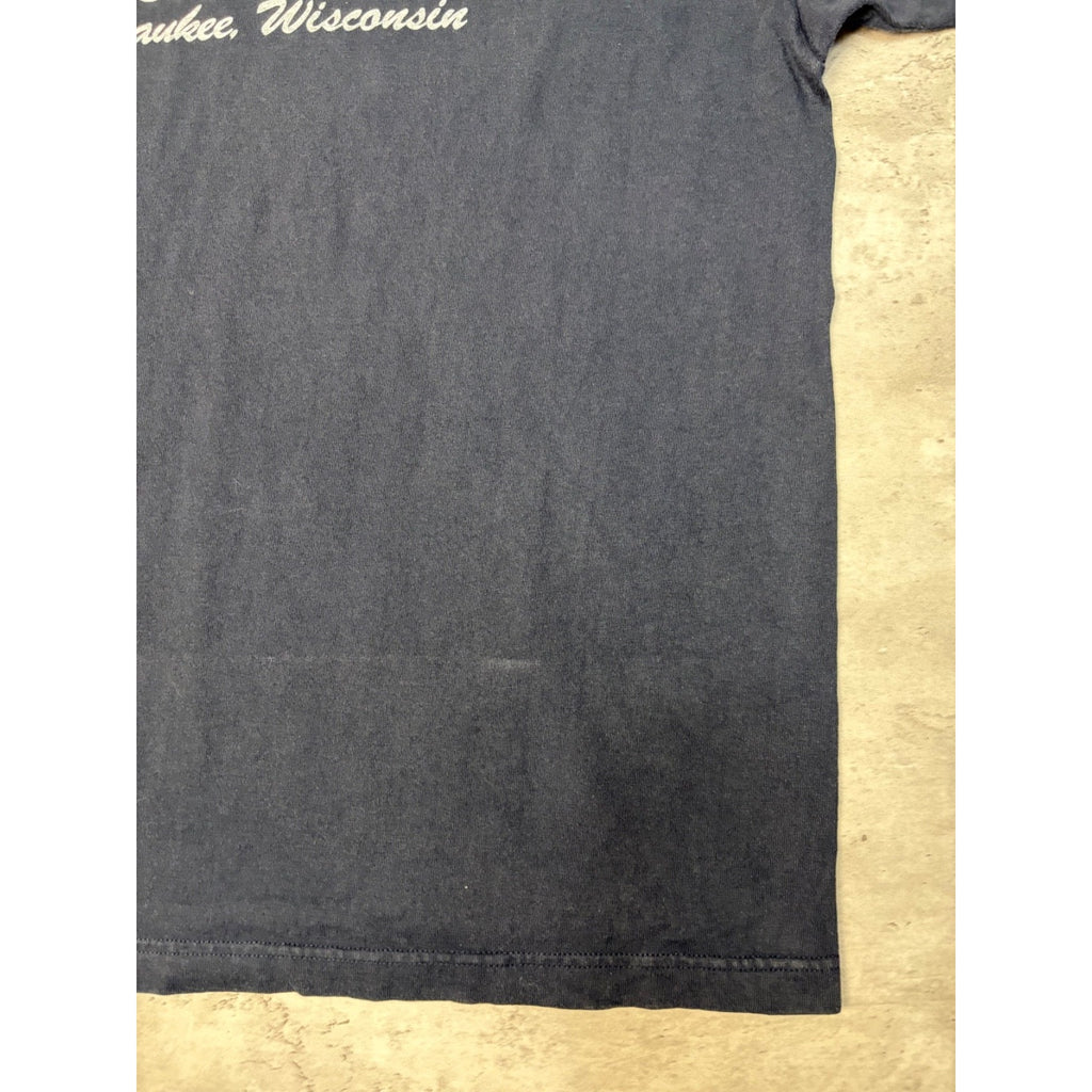 Vintage Harley Davidson Eagle Engine Graphic T-Shirt Size Large