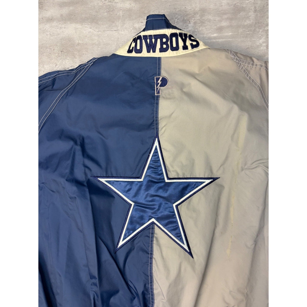 Vintage Dallas Cowboys NFL Pro PlayerEmbroidered Logo Jacket Size XL