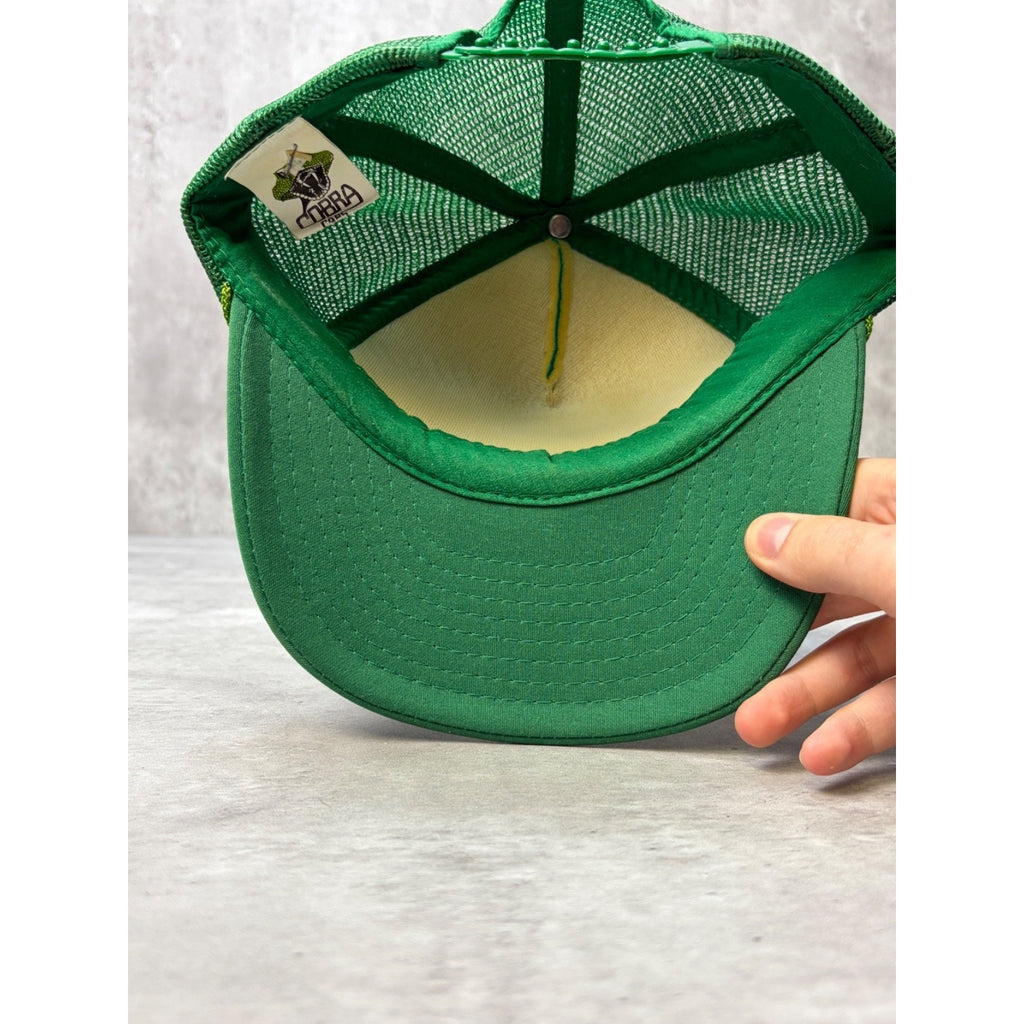 VTG 80s I Ask One Simple ? And All I Get Is Bullshit Trucker Snapback Hat OSFA