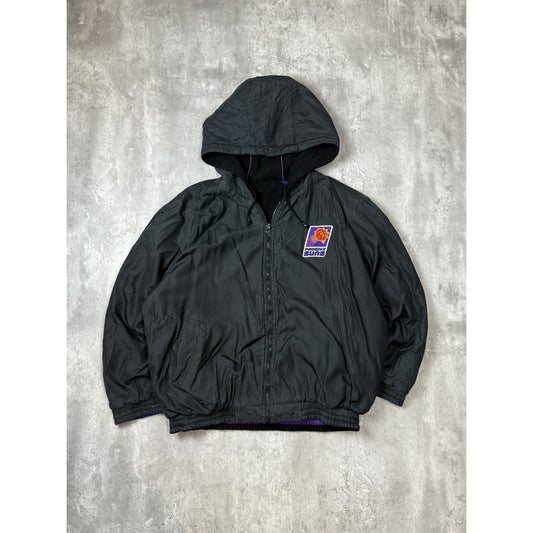 Vintage 90s Phoenix Suns NBA Embroidered Reversible Basketball Jacket Size XL