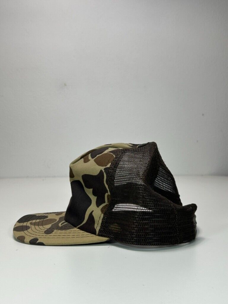 Vintage 80s/90s Duck Camo Trucker Snapback Hat OSFA