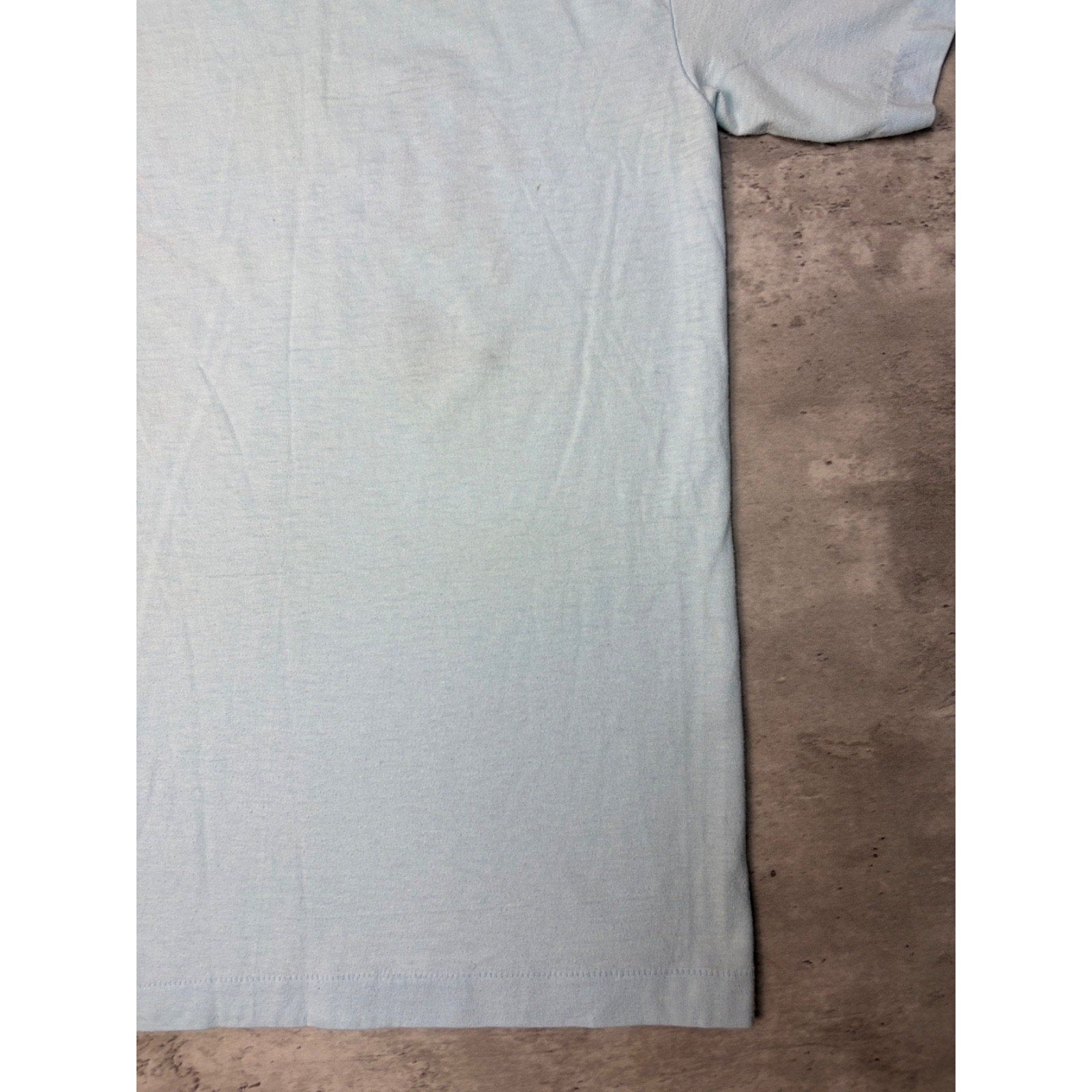 Vintage 80s Ridin-Hy Ranch Gradient Script Spellout T-Shirt Size Small