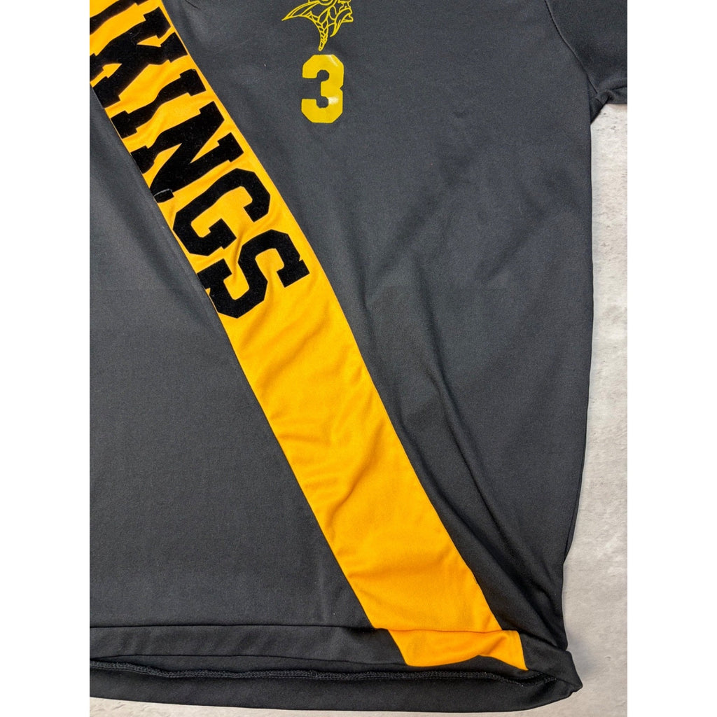 Vintage 90s Vikings #3 Long Sleeve Collegiate Jersey Size Small