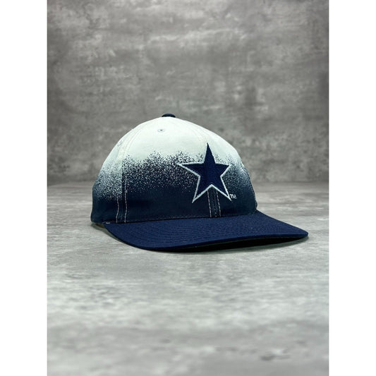 Vintage 90s Dallas Cowboys NFL Embroidered Logo Gradient Snapback Hat OSFA
