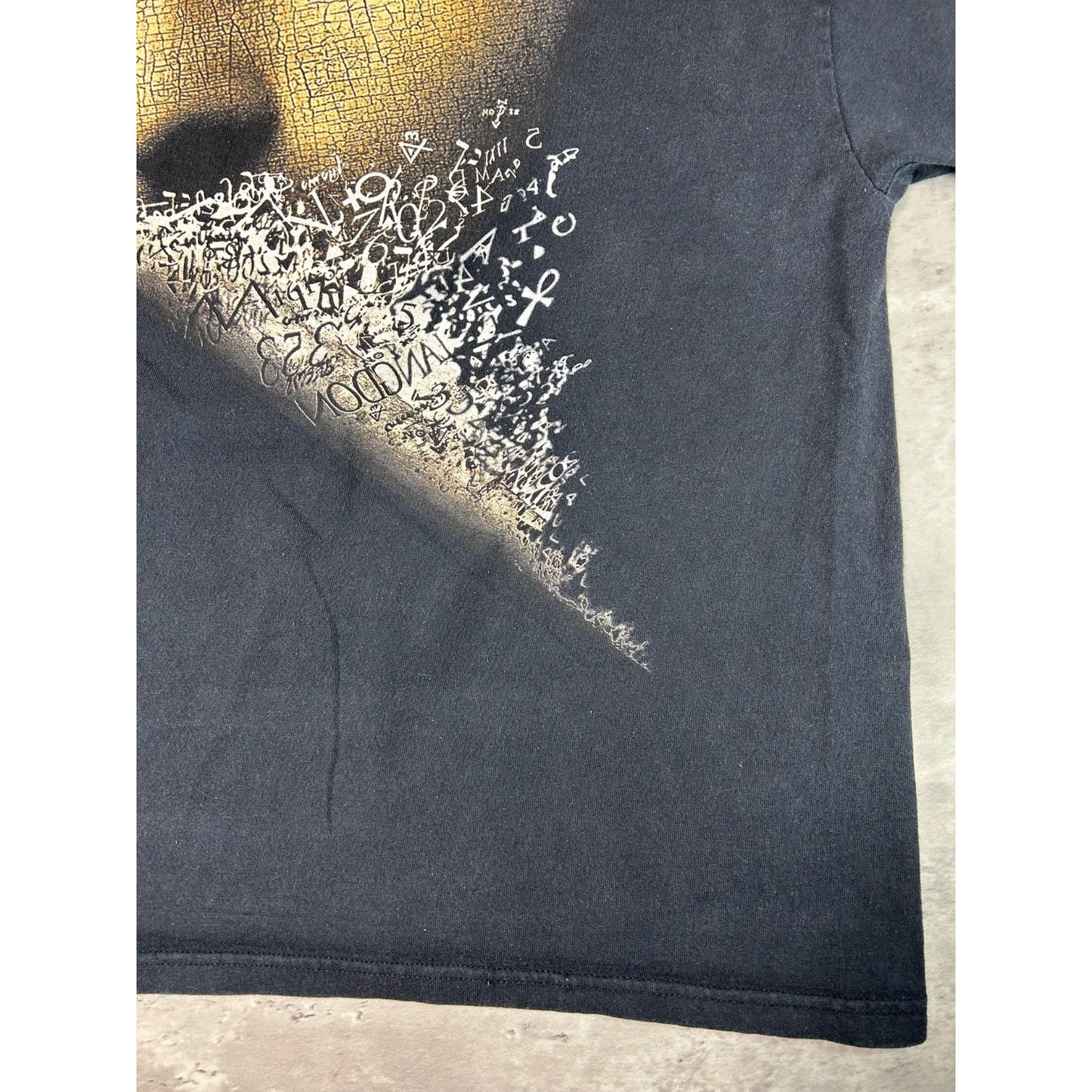 Vintage 2006 The Davinci Code Movie Promo Graphic T-Shirt Size XL Black