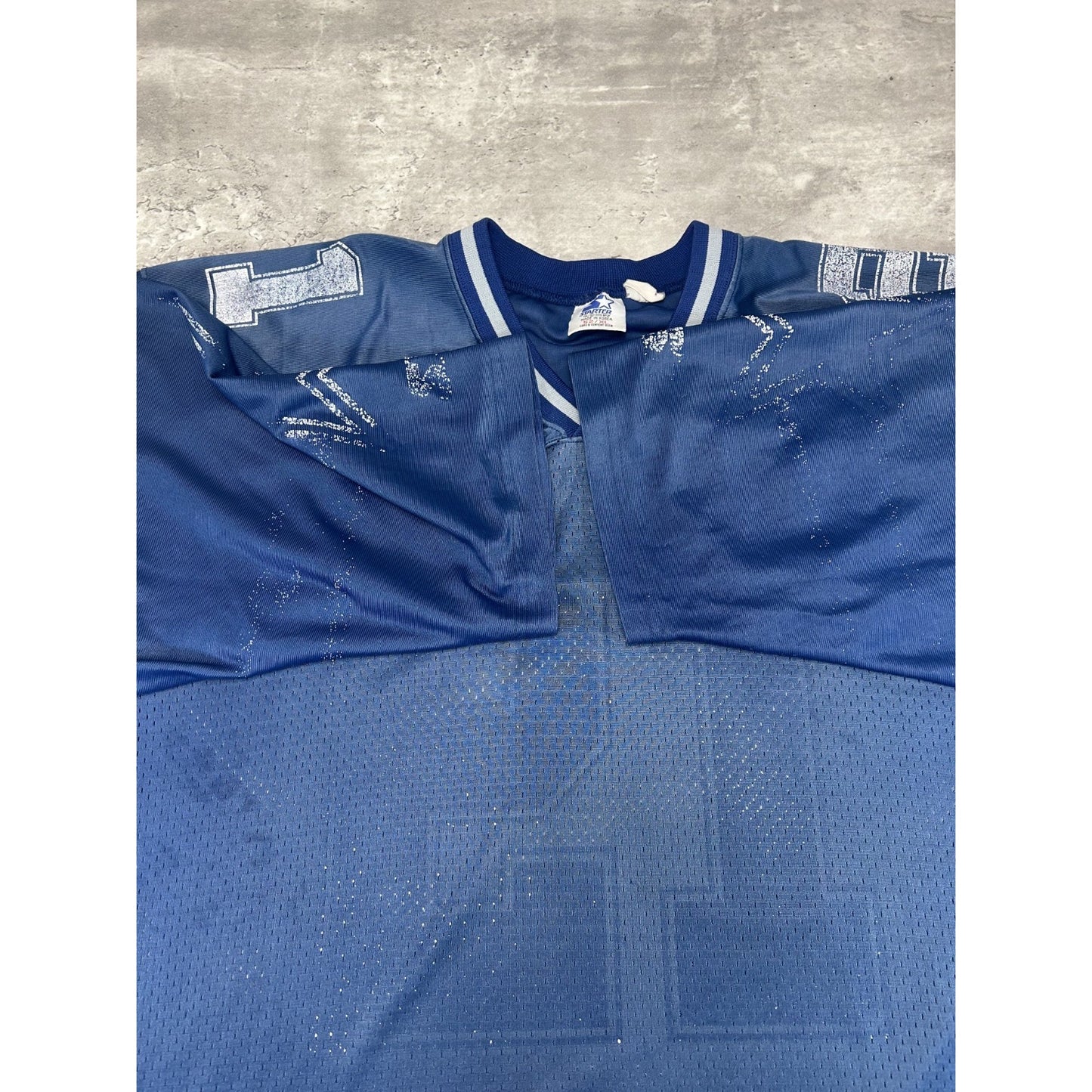 Vintage 90s Deion Sanders #21 Dallas Cowboys NFL Starter Jersey Size XL