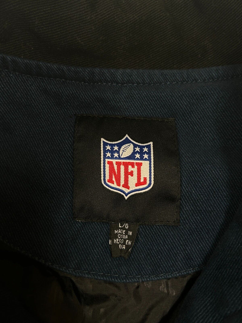2011 Super Bowl XLV Cowboys Stadium Embroidered NFL Racing Jacket Size Large